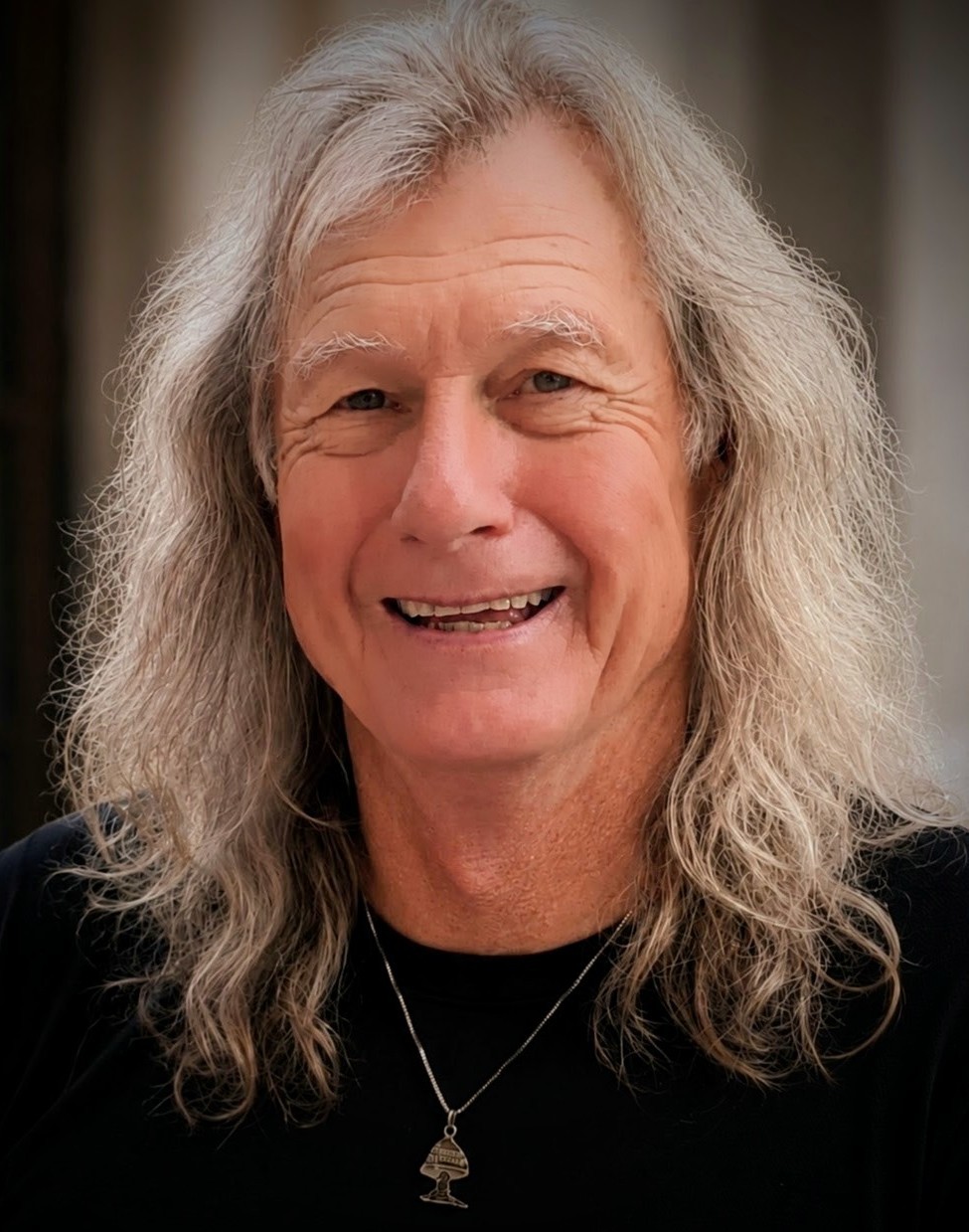 Portrait of Eddie Stone, singer, songwriter, and Hammond organist